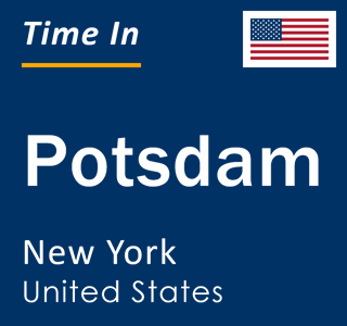 Current local time in Potsdam, New York, United States