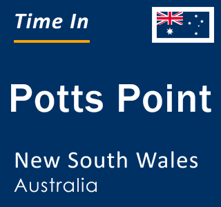 Current local time in Potts Point, New South Wales, Australia