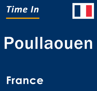 Current local time in Poullaouen, France