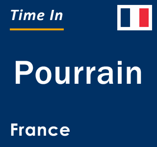 Current local time in Pourrain, France