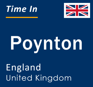 Current local time in Poynton, England, United Kingdom