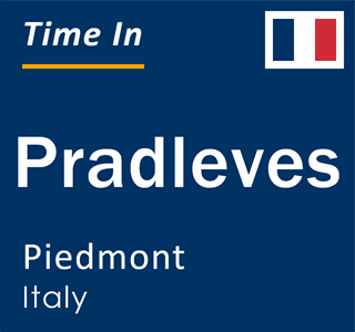 Current local time in Pradleves, Piedmont, Italy