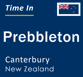 Current time in Prebbleton, Canterbury, New Zealand