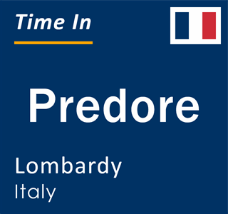 Current local time in Predore, Lombardy, Italy