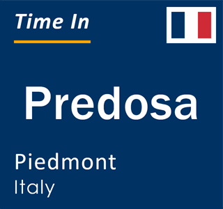 Current local time in Predosa, Piedmont, Italy