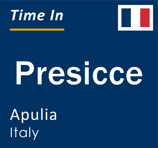 Current local time in Presicce, Apulia, Italy