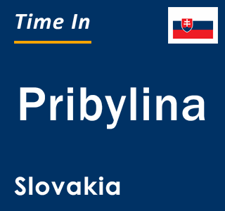 Current local time in Pribylina, Slovakia