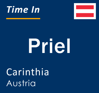 Current local time in Priel, Carinthia, Austria