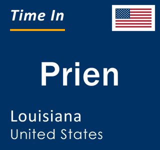 Current local time in Prien, Louisiana, United States