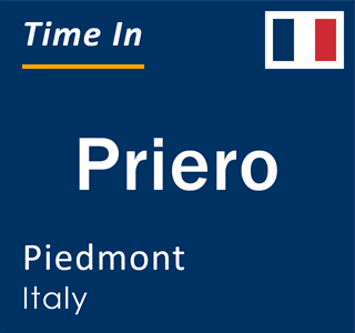 Current local time in Priero, Piedmont, Italy