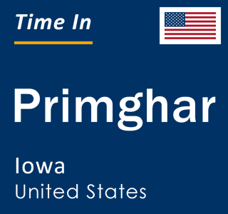 Current local time in Primghar, Iowa, United States