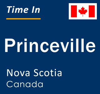 Current time in Princeville, Nova Scotia, Canada