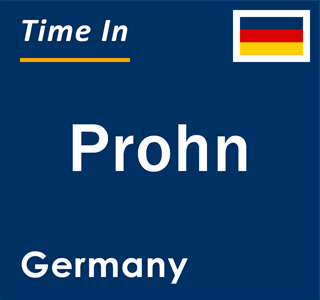 Current local time in Prohn, Germany