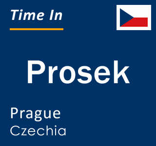 Current local time in Prosek, Prague, Czechia