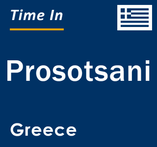 Current local time in Prosotsani, Greece