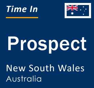 Current local time in Prospect, New South Wales, Australia