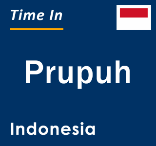 Current local time in Prupuh, Indonesia