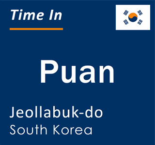 Current time in Puan, Jeollabuk-do, South Korea