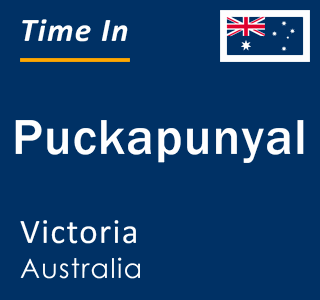 Current local time in Puckapunyal, Victoria, Australia