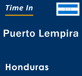 Current local time in Puerto Lempira, Honduras