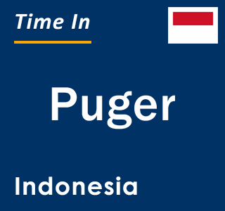 Current local time in Puger, Indonesia