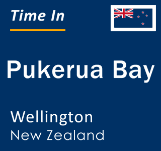 Current local time in Pukerua Bay, Wellington, New Zealand