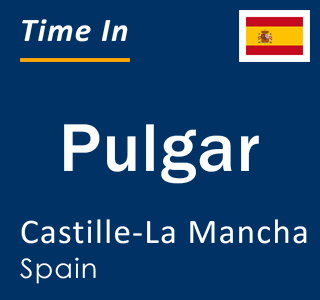 Current local time in Pulgar, Castille-La Mancha, Spain