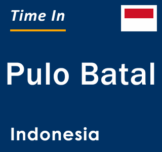 Current local time in Pulo Batal, Indonesia