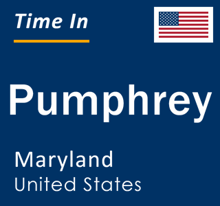 Current local time in Pumphrey, Maryland, United States