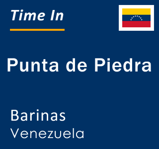 Current local time in Punta de Piedra, Barinas, Venezuela