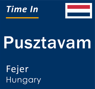 Current local time in Pusztavam, Fejer, Hungary