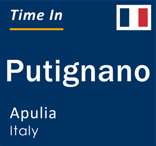 Current local time in Putignano, Apulia, Italy