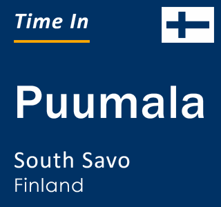 Current local time in Puumala, South Savo, Finland