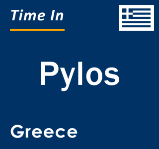 Current local time in Pylos, Greece