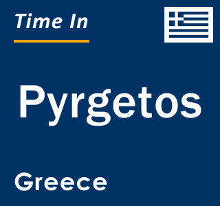 Current local time in Pyrgetos, Greece