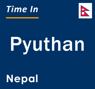Current local time in Pyuthan, Nepal