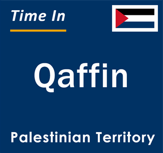 Current local time in Qaffin, Palestinian Territory