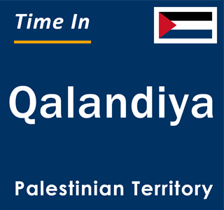 Current local time in Qalandiya, Palestinian Territory