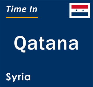 Current local time in Qatana, Syria