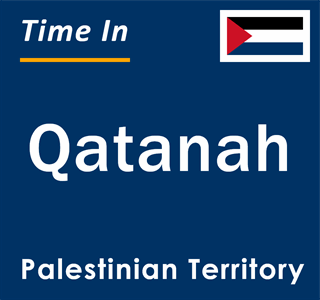 Current local time in Qatanah, Palestinian Territory