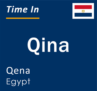 Current local time in Qina, Qena, Egypt