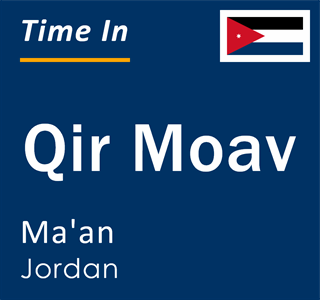 Current local time in Qir Moav, Ma'an, Jordan