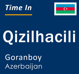 Current local time in Qizilhacili, Goranboy, Azerbaijan