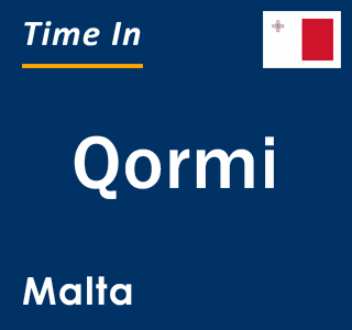 Current local time in Qormi, Malta