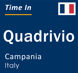 Current local time in Quadrivio, Campania, Italy