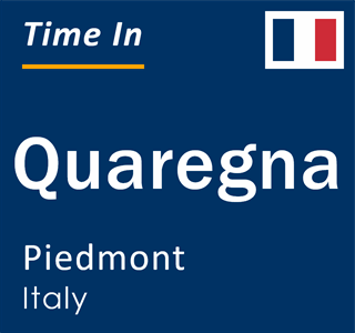 Current local time in Quaregna, Piedmont, Italy