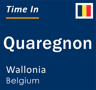 Current local time in Quaregnon, Wallonia, Belgium