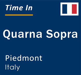 Current local time in Quarna Sopra, Piedmont, Italy