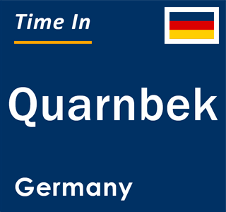 Current local time in Quarnbek, Germany