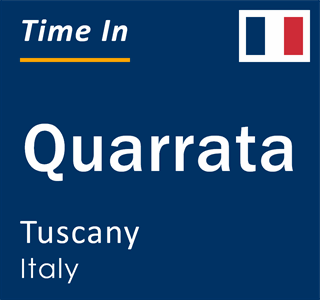 Current local time in Quarrata, Tuscany, Italy